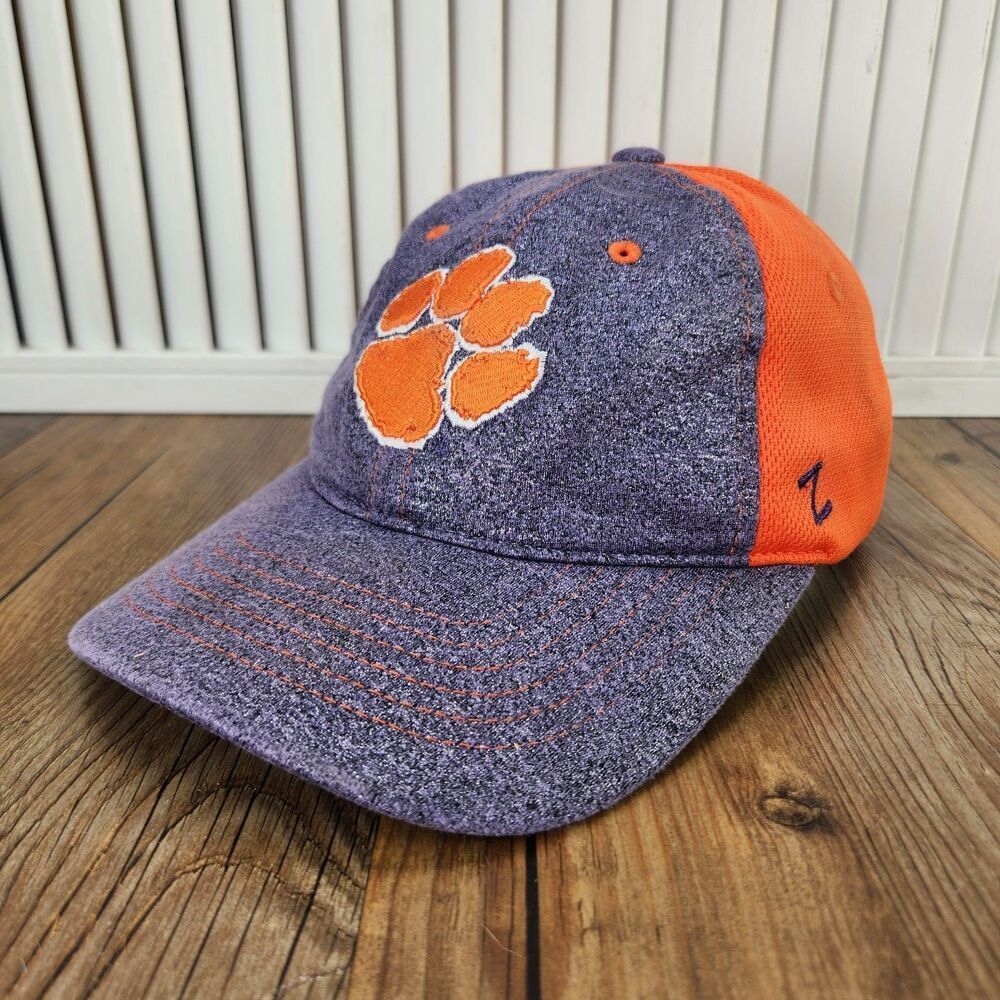 Clemson Tigers Zephyr Womens Strapback Hat Cap Purple Orange NCAA SEC College